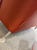 Montis Windy Armchair red leather chair
