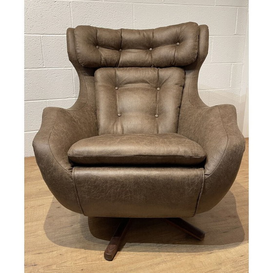 Image 1 of Sillón giratorio de mediados de siglo de Parker Knoll, década de 1960