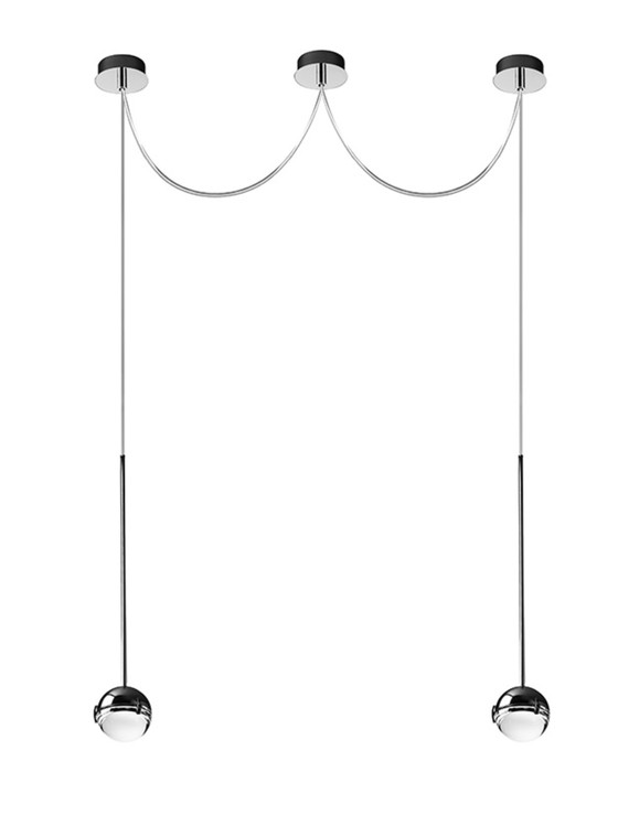 Image 1 of 2x Cini & Nils Convivio Sopratavolo Due pendant lamps