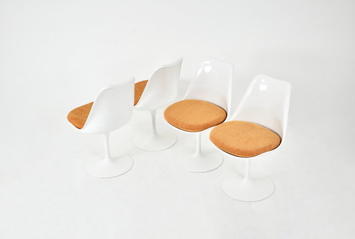 Tulip Dining Chairs By Eero Saarinen For Knoll International, 1970S, Set Of 4