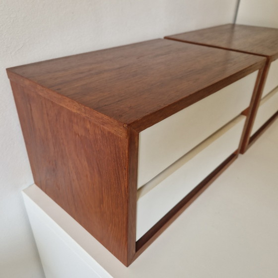 Image 1 of 2 Vintage Floating Nightstands