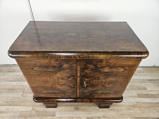 Art Decò Sideboard For Living Room In Walnut Briar