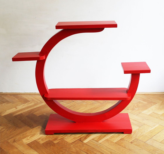 Image 1 of Portafiori modernista rosso