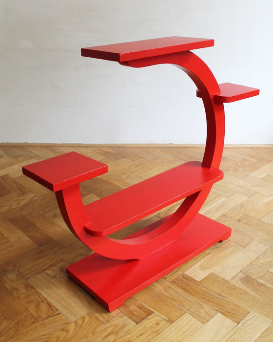 Image 1 of Portafiori modernista rosso