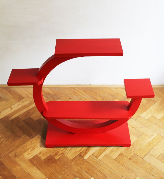 Image 1 of Portafiori modernista rosso