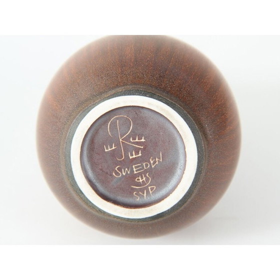 Image 1 of Vaso scandinavo vintage in ceramica di Carl Harry Stålhane per Rörstrand, 1930