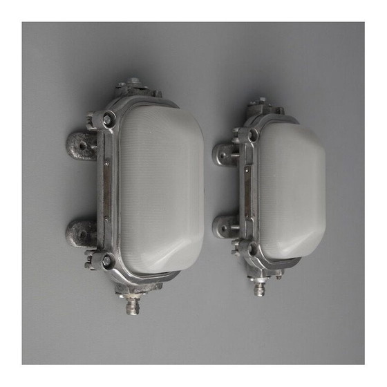 Image 1 of Vintage Russian naval bulkhead light