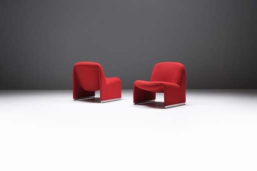 Nice set of Alky chairs by Giancarlo Piretti for Artifort Netherlands