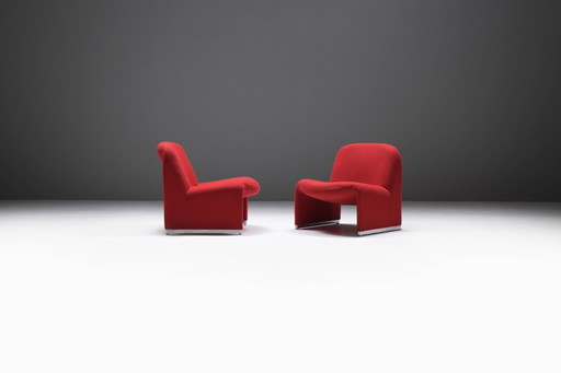 Nice set of Alky chairs by Giancarlo Piretti for Artifort Netherlands