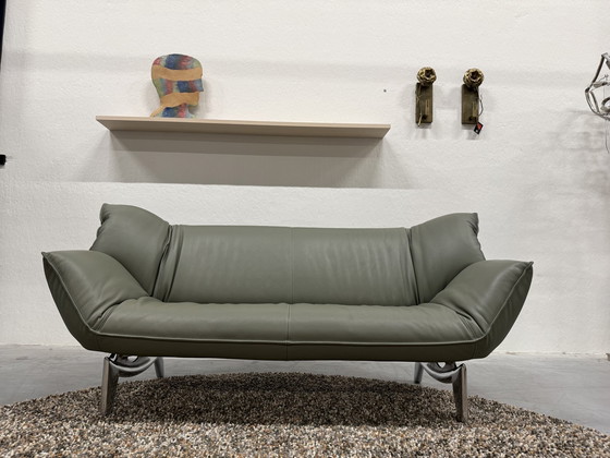 Image 1 of Leolux Tango 3 Seater Sofa Senso Olivier Leather