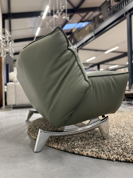 Image 1 of Leolux Tango 3 Seater Sofa Senso Olivier Leather