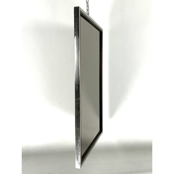 Image 1 of Specchio vintage in ottone e cromo di Romeo Rega, Italia 1970