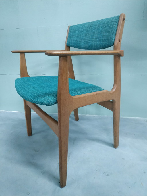 Danish Design Teak Chamber Chair By Erik Buch For Nova