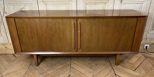 Sideboard With Curtain Doors