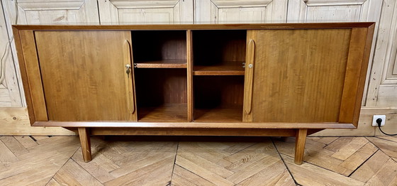 Image 1 of Sideboard With Curtain Doors