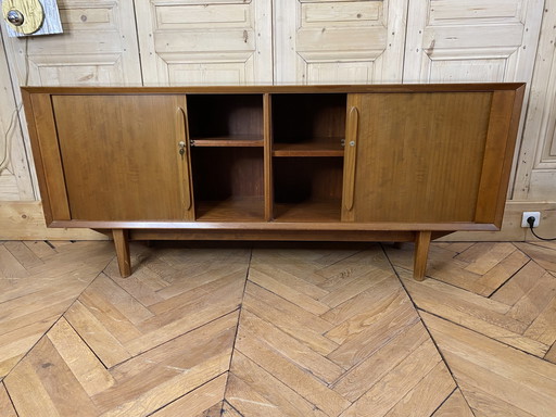 Sideboard With Curtain Doors