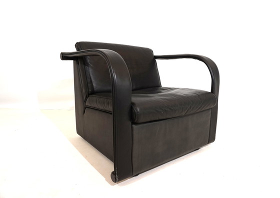 Image 1 of Otto Zapf Arcona set of 2 leather armchairs for Art Collection