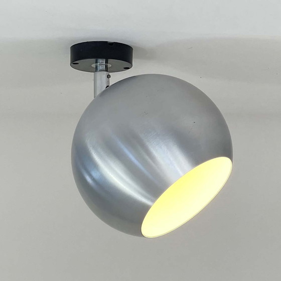 Image 1 of Aluminium Ball Space Age Spot Light 7171 by ERCO Leuchten, Germany 1970s