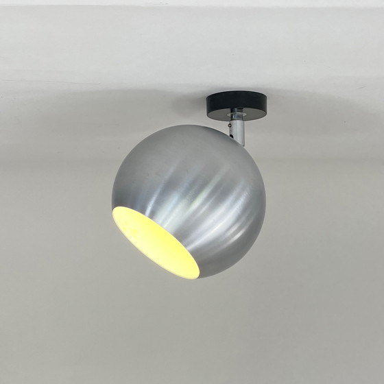 Image 1 of Aluminium Ball Space Age Spot Light 7171 by ERCO Leuchten, Germany 1970s