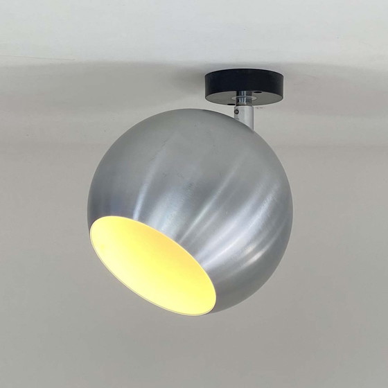 Image 1 of Aluminium Ball Space Age Spot Light 7171 by ERCO Leuchten, Germany 1970s