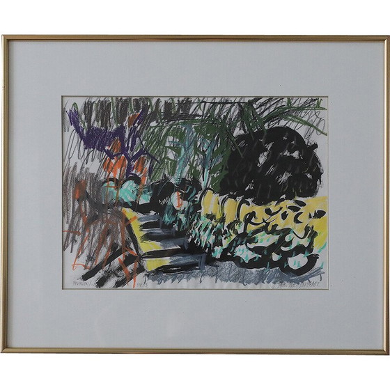 Image 1 of Vintage painting by Johan Adam Linneballe, 1993