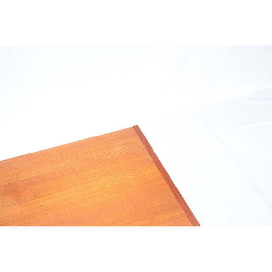 Image 1 of Cassettiera vintage scandinava in teak con gambe in faggio, Svezia anni '60