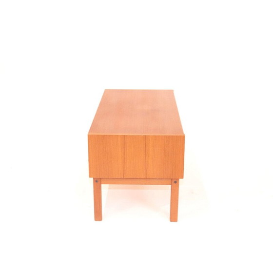 Image 1 of Cassettiera vintage scandinava in teak con gambe in faggio, Svezia anni '60