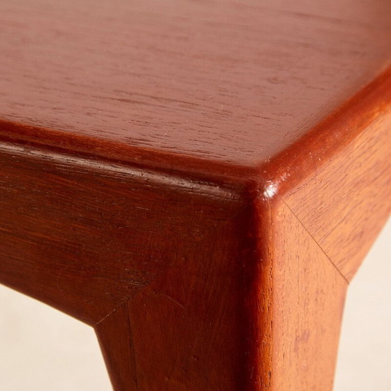 Image 1 of Tavolino da caffè vintage in teak massello modello 165 di Erling Torvits, Danimarca