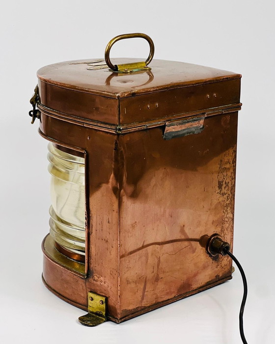 Image 1 of Ship's Lamp, Brass (Red Copper), England 1900-1910