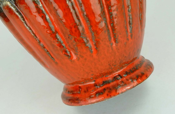 Image 1 of vase des années 1960 motif abstrait bay keramik wgp model 73 30