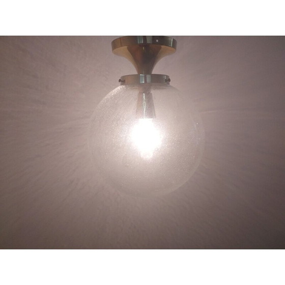 Image 1 of Set of 3 Ceiling or Wall Lamps Kamenicky Senov, 1970s