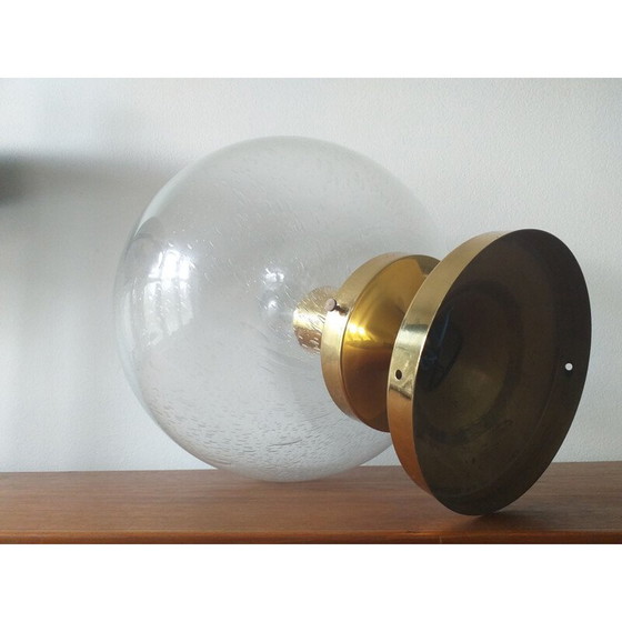 Image 1 of Set of 3 Ceiling or Wall Lamps Kamenicky Senov, 1970s