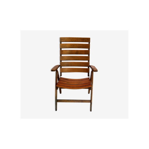 Vintage Fisher Möbel wooden folding chair, 1970s