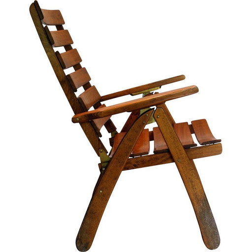 Vintage Fisher Möbel wooden folding chair, 1970s