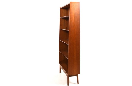 Image 1 of Conical Bookcase in Teak by Johannes Sorth for Nexø, 1960s