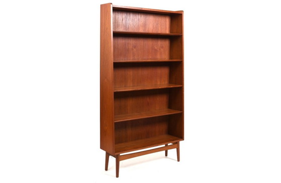 Image 1 of Conical Bookcase in Teak by Johannes Sorth for Nexø, 1960s