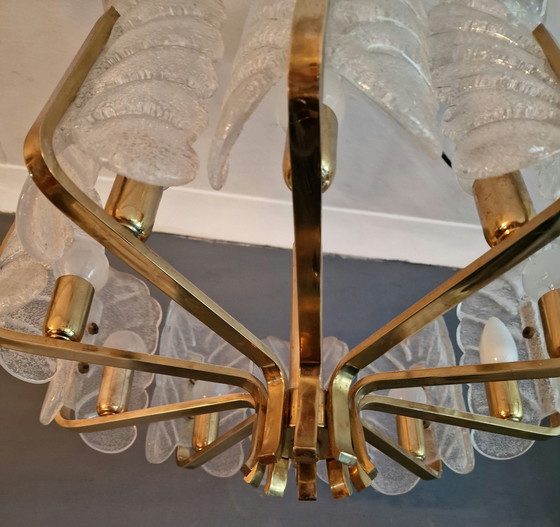 Image 1 of Large Acanthus Chandelier / Pendant Lamp JBS