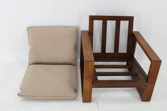 Image 1 of 1970S Pair Of Miroslav Navratil "Daria" Beech Armchairs, Czechoslovakia