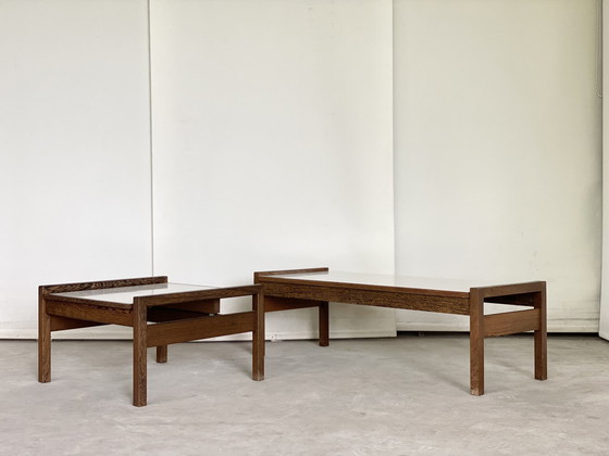 Image 1 of 2x Tables basses par George Van Rijck pour Beaufort