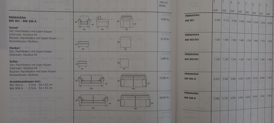 Image 1 of Bielefelder Werkstätten 3-seater sofa BW 304A Primavera