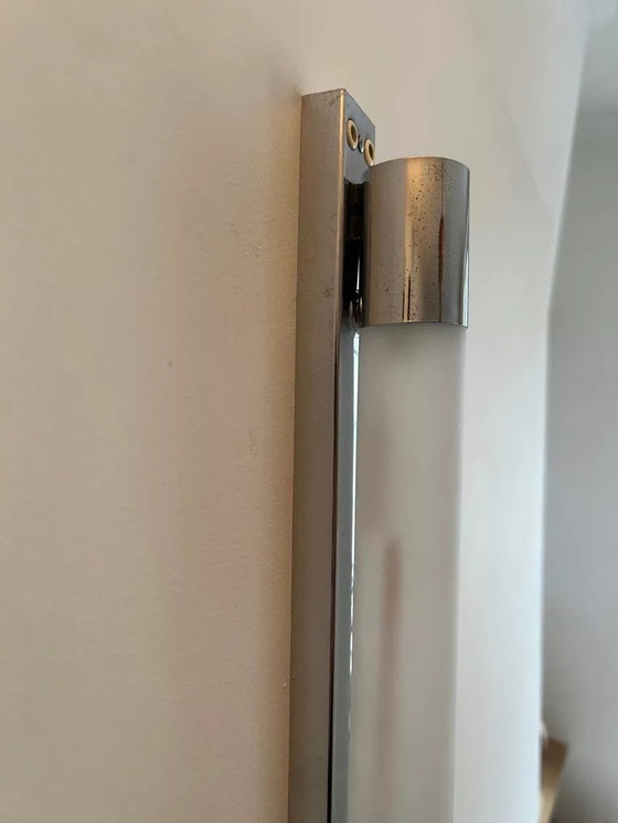 Image 1 of Lampada da parete modernista vintage in metallo cromato, Francia, anni '30