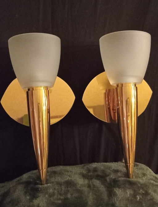 2 Design Italian Wall Lights Leola mid - Century.