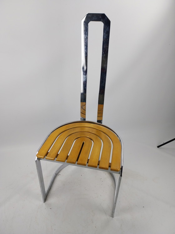 Image 1 of Allmilmo 80's chair - chrome wood