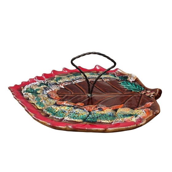 Image 1 of Vintage Vallauris Leaf-shaped Bowl