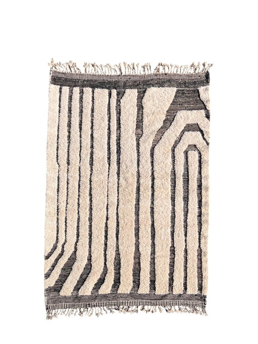 Moroccan Modern Hand Made Wool Rug 200X300 Cm