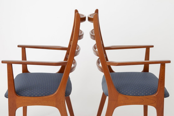 Image 1 of 2 Teak Dining chairs 1960s by KS Mobler, Denmark