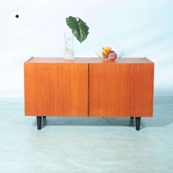Image 1 of Credenza vintage in teak degli anni '60 ristrutturata