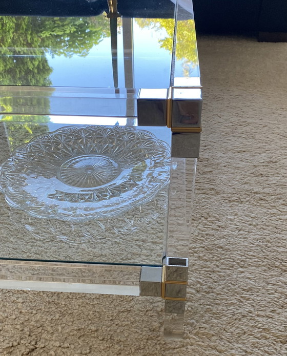 Image 1 of Lucite coffee table Jan De Bouvrie 80Er