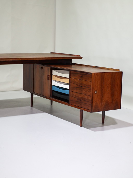 Arne Vodder Desk 209 Rosewood Vintage Sibast Danish