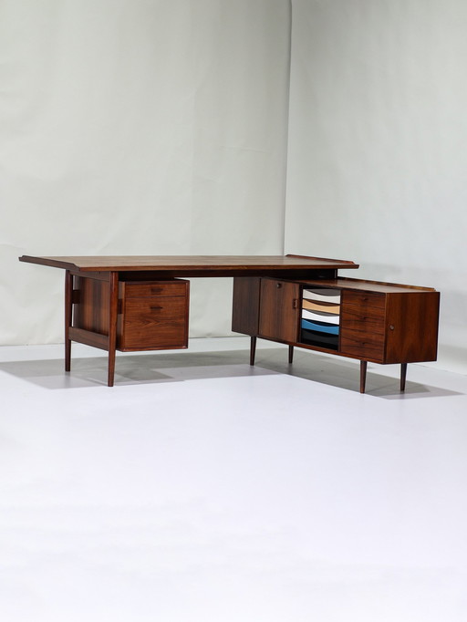 Arne Vodder Desk 209 Rosewood Vintage Sibast Danish